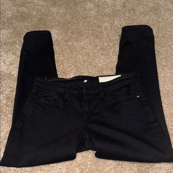 rag & bone Dre Low-Rise Slim Boyfriend Jeans - 26. B7 - Picture 4 of 7